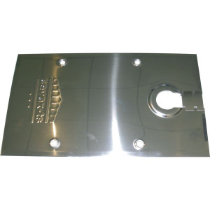PLAQUE TS INOX POLI