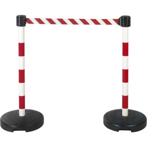 KIT 2 POTEAUX PVC R/B...
