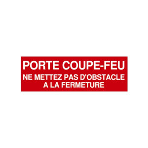 PLAQUE 330X200MM EXTINCTEUR...