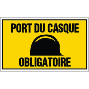 PLAQUE 450X150MM DANGER DE...