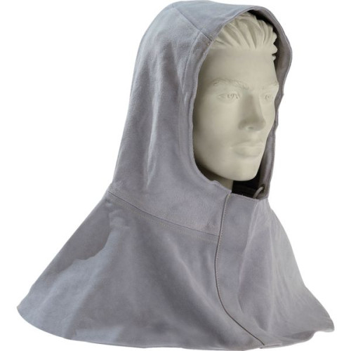 CAGOULE CUIR CROUTE BOVIN COUSU FIL...