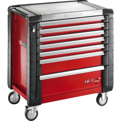 Servante JETM4 7 tiroirs rouge