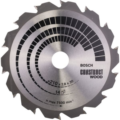 LAME SCIE CIRCULAIRE CONSTRUCT WOOD...