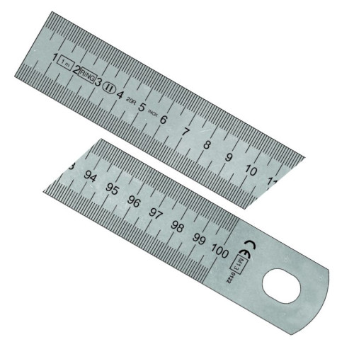 REGLE INOX 1500X30X1MM MM/MM 30 x 1...