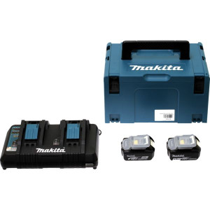 PACK BL1850X2+DC18RD+MAKPAC