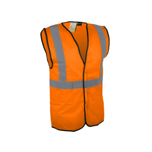 GILET HTE VIS. ORANGE T.XL