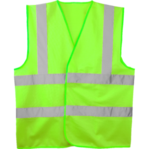 GILET VERT HV BAUDRIER +...