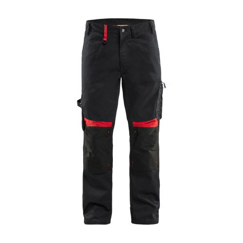 PANTALON ARTISAN NOIR/ROUGE 42C