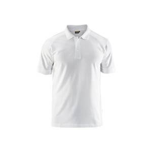 POLO PIQUE BLANC XL