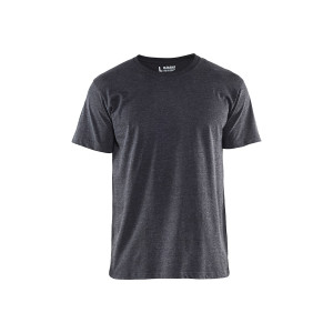 T-SHIRT NOIR/GRIS CLAIR L
