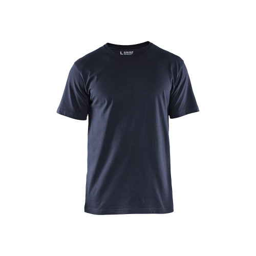 T-SHIRT UNI MARINE FONCE XXXLT