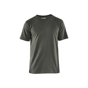 T-SHIRT UNI VERT ARMEE 4XL