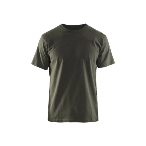 T-SHIRT UNI VERT KAKI 4XL