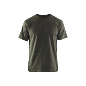 T-SHIRT UNI VERT KAKI XL
