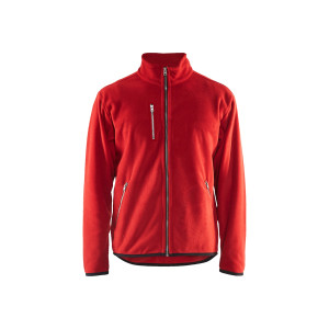 VESTE MICROPOLAIRE ROUGE XS