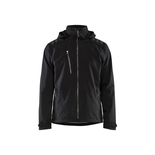 VESTE SOFTSHELL STRETCH 2D NOIR XS