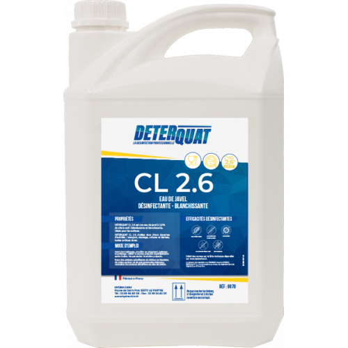 JAVEL 12 (2.6%) BIDON DE 5 LITRES