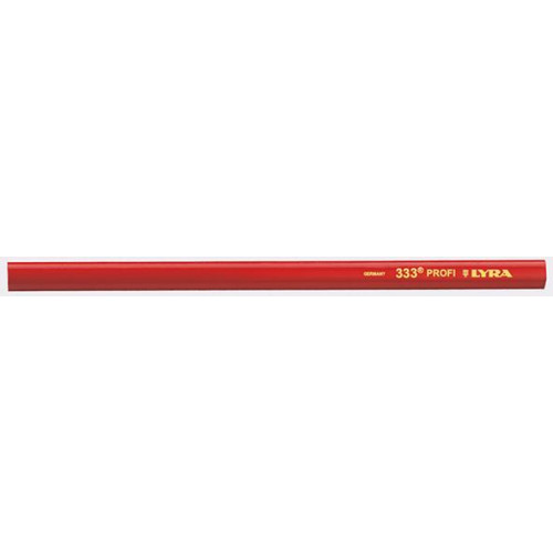 Crayon de charpentier ovale rouge 30cm