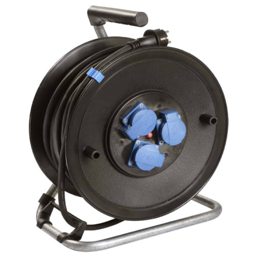 ENROULEUR TAMBOUR PLASTIQUE 25M CÂBLE...